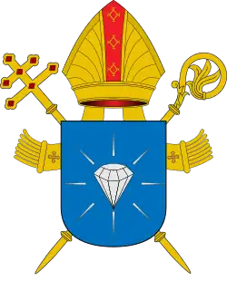 Coat of arms of the Archdiocese of Diamantina
