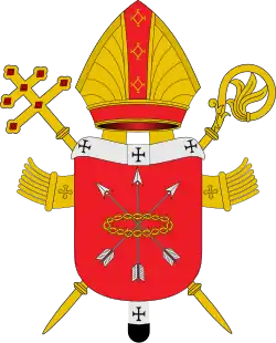 Coat of arms of the Archdiocese of Pouso Alegre
