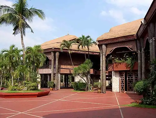 Courtyard of the Coconut Palace