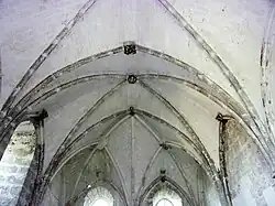 Detail of chapel vaults.