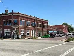 Downtown Collinsville in May of 2025