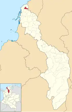 Location of the municipality and town of Clemencia in the Bolívar Department of Colombia