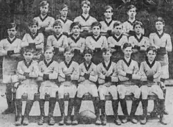 USA schoolboys team, 1909