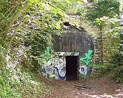 Combe Down Tunnel in 2005 (opened 1874, closed in 1966)