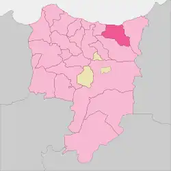 Location of Dar El Kebdani in Driouch Province