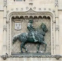 Louis XII bas relief, Town Hall, Compiègne