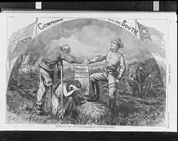 Compromise with the South—Dedicated to the Chicago Convention (1864) by Thomas Nast