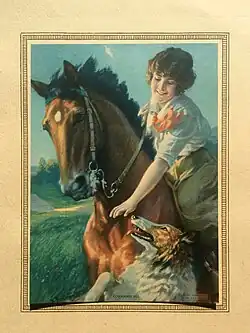 "Comrades All", by Henry Hintermeister or John Henry Hintermeister. From 1923 calendar.