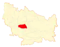 Location of the commune of Chillán Viejo in the Ñuble Region