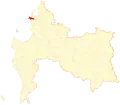 Location of Hualpén commune in the Biobío Region