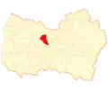 Map of Peumo commune in the O'Higgins Region
