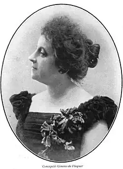 Portrait photo in the "Feminal" supplement of La Ilustració Catalana (27 March 1910