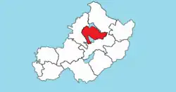 Location of Corkaree on a map of Westmeath