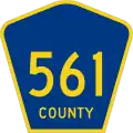 County Route 561 Spur marker