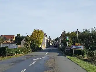 Southern entrance of the town.