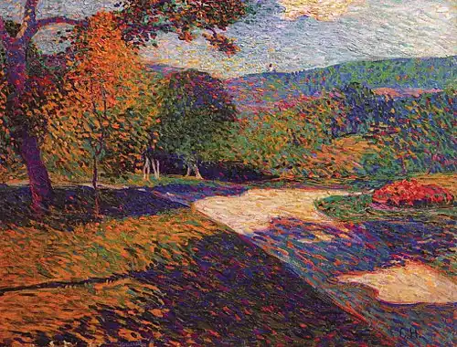 Park Path with View of Wiesenttal (ca. 1903)