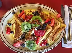 The diner's signature Custard French Toast