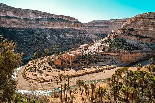 Abiod Valley in Algeria