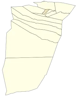 Location of the city of Ghardaïa within Ghardaïa Province