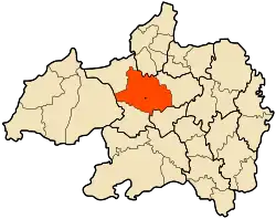 Location of Medjana, Algeria within Bordj Bou Arréridj Province