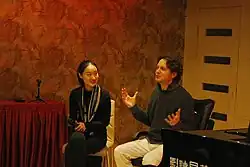 Vnukowski giving a lecture recital in China