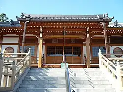 The main hall of the temple