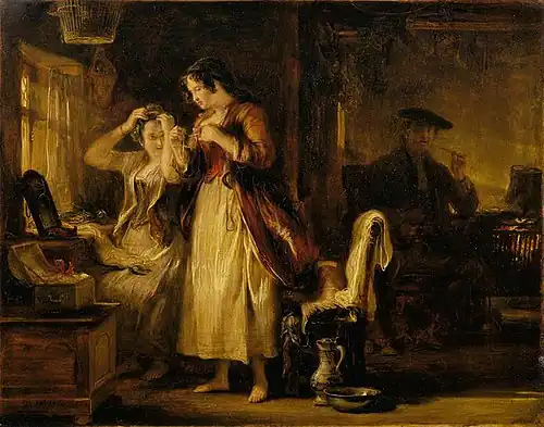 The Cottage Toilette by David Wilkie