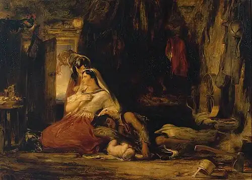 The Peep-o'-Day Boys' Cabin by David Wilkie