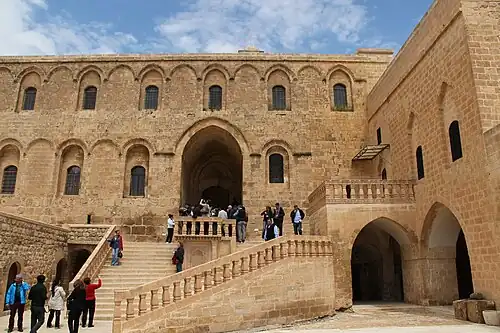 Courtyard in the entrance of the Monastery