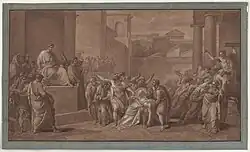 Cartoon for the Death of Virginia (1798), Rijksmuseum, Amsterdam