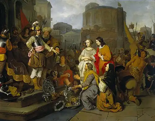 The Continence of Scipio (1653) by Gerbrand van den Eeckhout