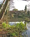 The disused North Walsham and Dilham Canal at Dee Bridge, south of the village