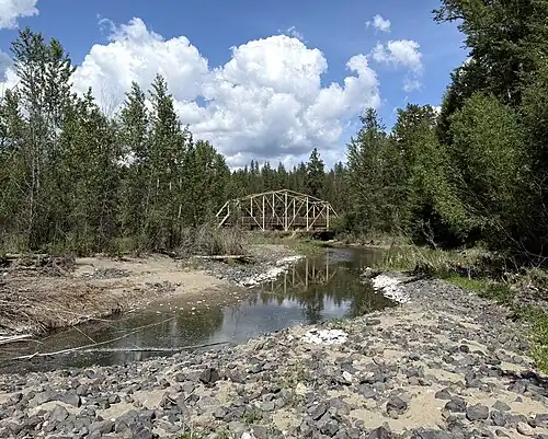 Bridge over the mouth of Deep Creek