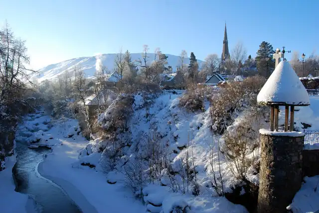 Freezing temperatures in Braemar