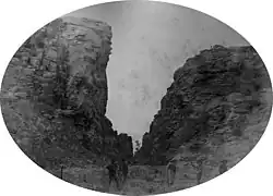 Devil's Gate, Nebraska Territory, August 1858.