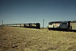 1604 crossing the westbound Midlander in September 1989