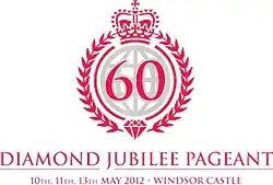 Logo of the Diamond Jubilee Pageant
