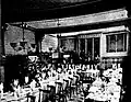 Dining room of Mount Victoria Manor in 1903.