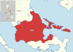 Territorial jurisdiction of the Diocese of Legazpi