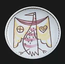 Dish (topside) Artist: Frank Carpay; David Jenkin; Crown Lynn Potteries Ltd Auckland War Memorial Museum