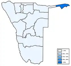 Distribution of Silozi[11]