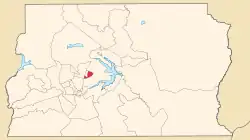 Location of Sudoeste/Octogonal in the Federal District