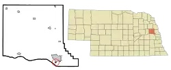Location of Inglewood, Nebraska
