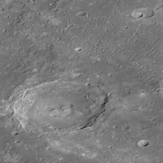 Oblique view looking south