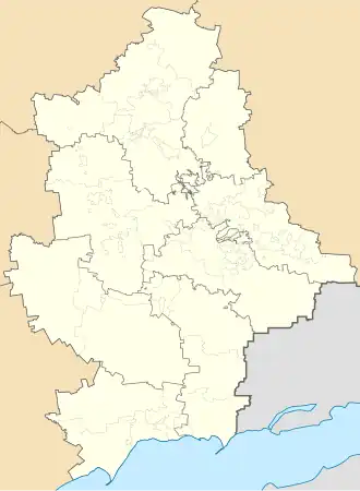 Toretsk is located in Donetsk Oblast