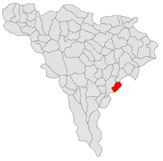Location in Alba County