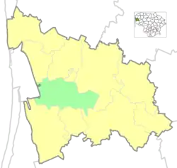 Location of Doviliai Eldership