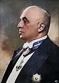 Dr. Dimitrie Tușinschi, Grand Officer, civilian, type 2, awarded in 1936.