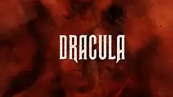 Series title over a blood red background