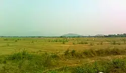 Dry landscape view at Gajapathinagaram